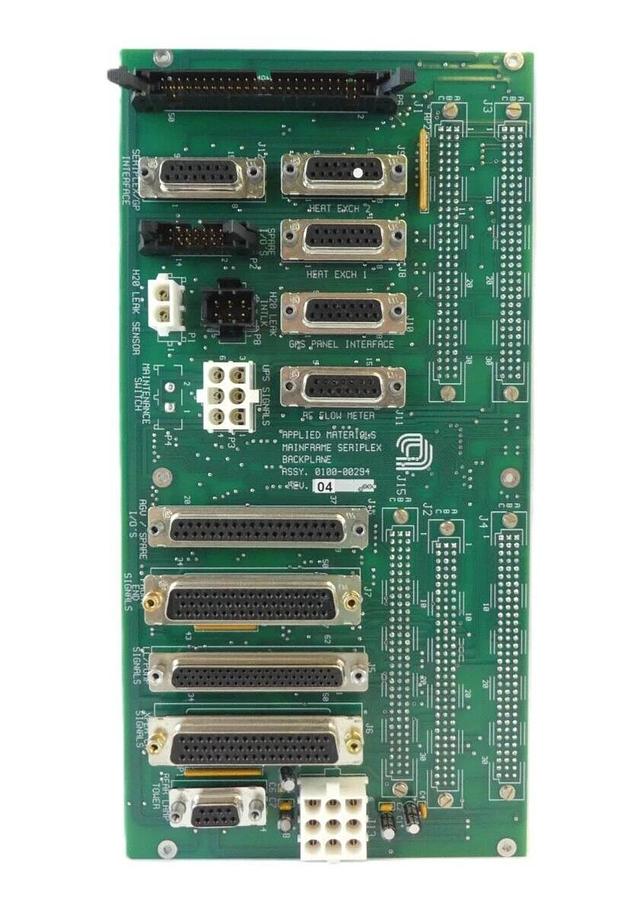 Used AMAT Applied Materials 0100-00294 Mainframe Seriplex Backplane PCB Working