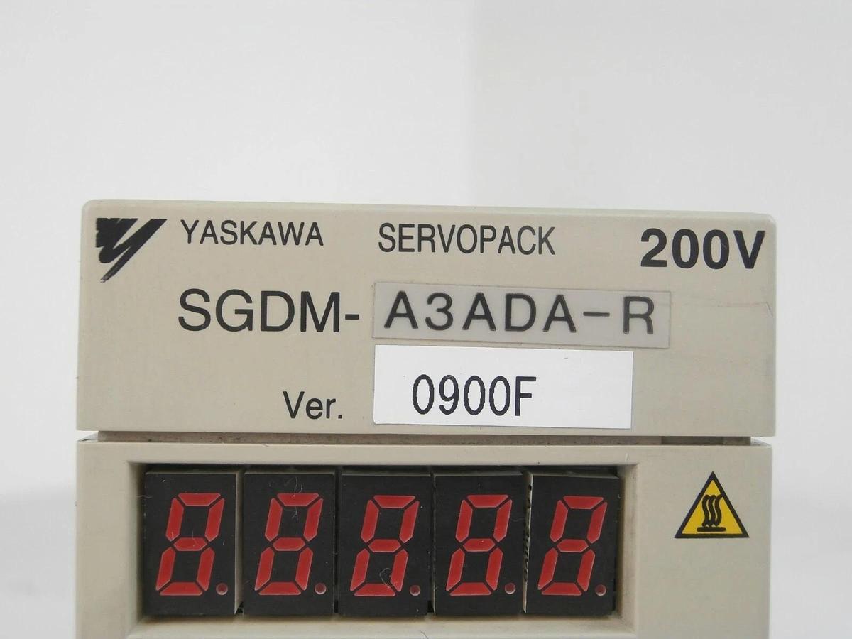Used Yaskawa Electric SGDM-A3ADA-R Servo Driver SERVOPACK Ver. 0900F Working Surplus