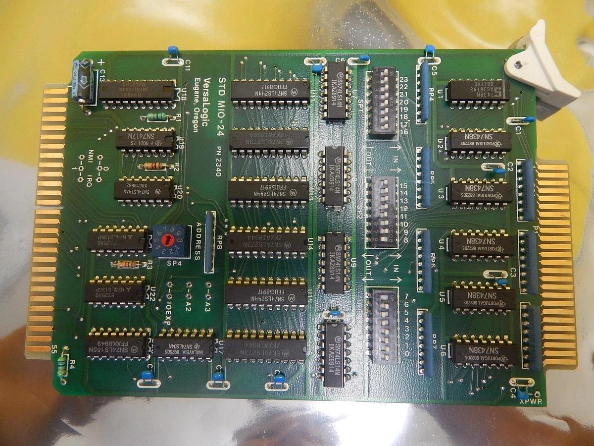 Used VersaLogic 2100-0120 Relay PCB Card VL-MIO-24 AG Associates 4100s Used Working