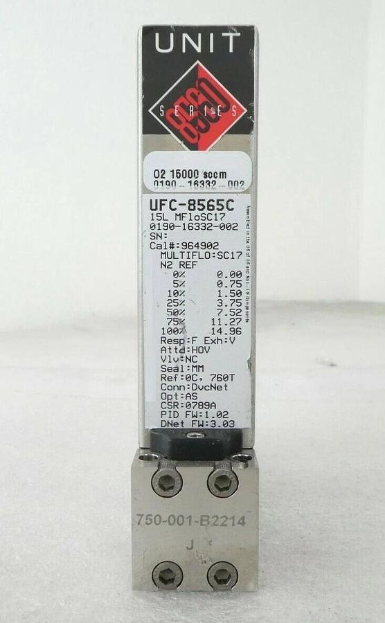 Used Celerity UFC-8565C Mass Flow Controller UNIT Lot of 6 AMAT 0190-16332 Surplus