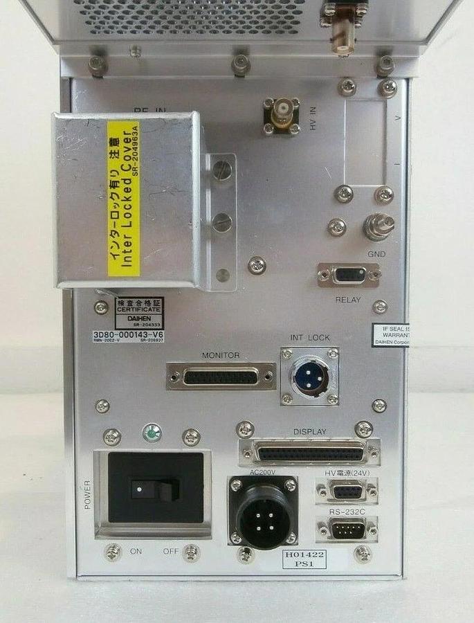 Used Daihen RMN-20E2-V RF Auto Matcher 13.56MHz @ 2000W TEL Tokyo Electron Untested