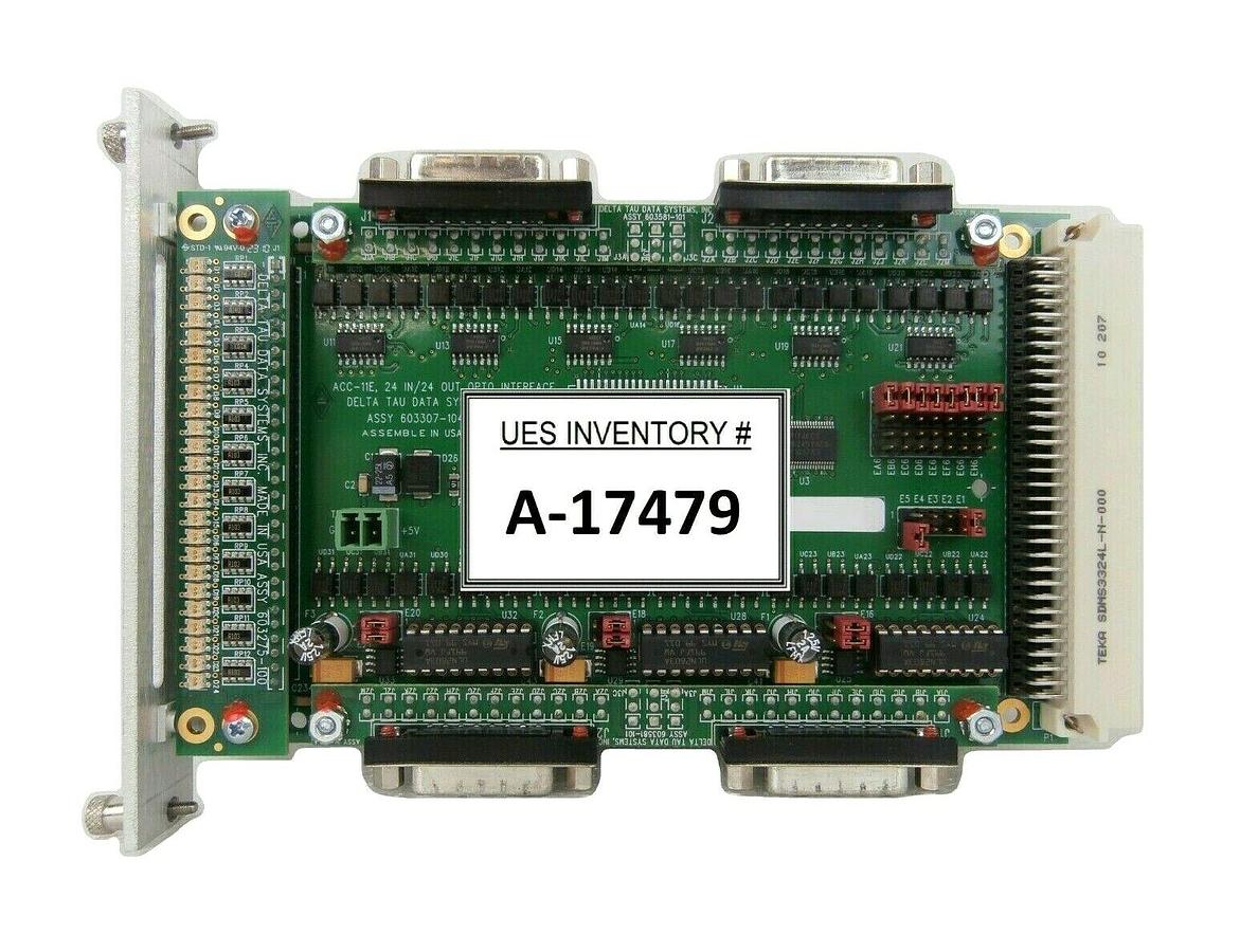 Used Delta Tau 603307-104 24 IN/24 Out OPTO PCB Card ACC-11E 603581-101 AMAT Working