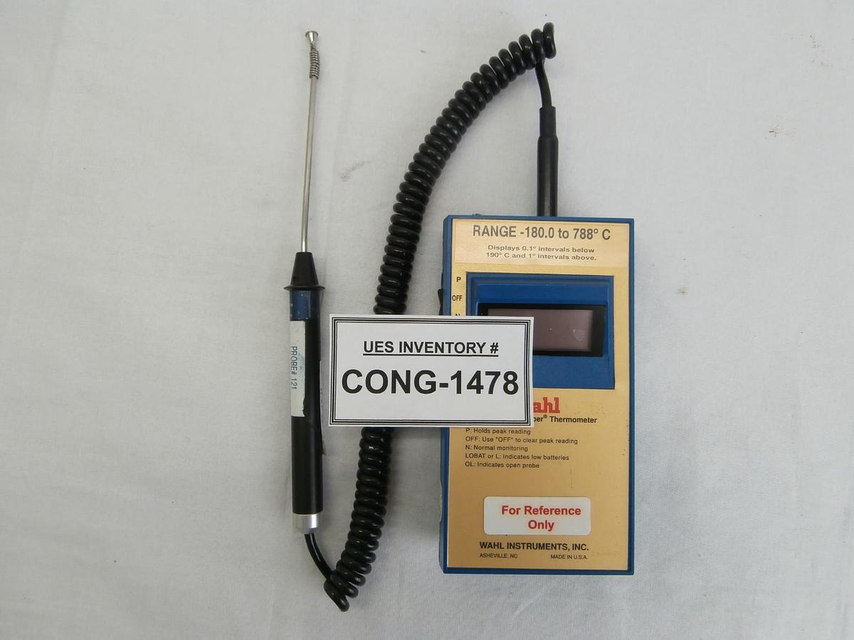 Used Wahl 392VXC Digital Heat-Prober Thermometer with Platinum Resistance Probe Used