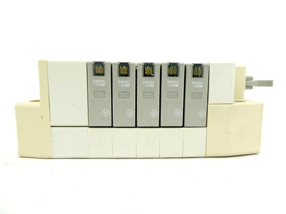 Used SMC 5-Port Pneumatic Manifold SZ3360-5NL0Z Reseller Lot of 6 Working Surplus
