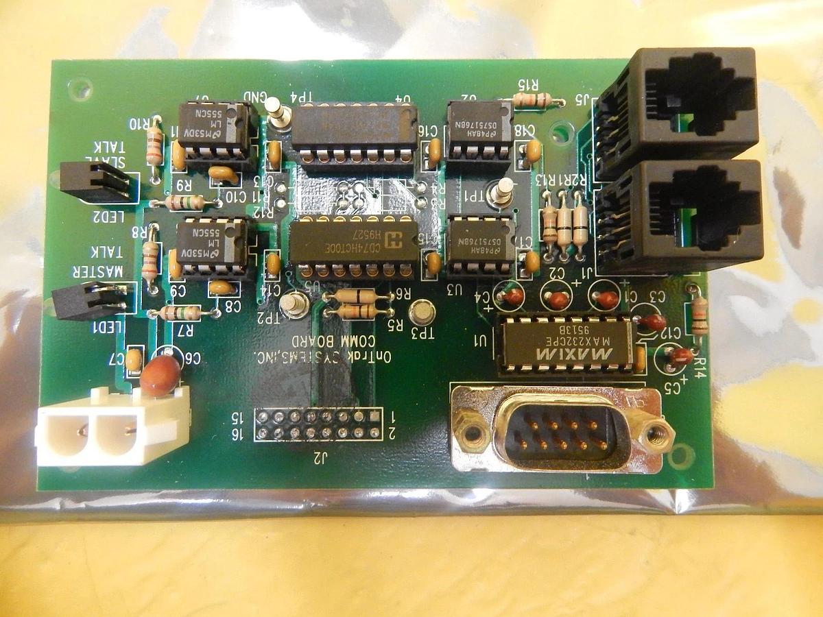 Used OnTrak Systems 22-8875-003 COMM Board PCB Used Working