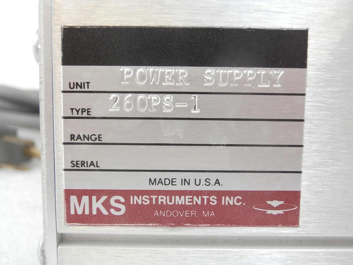 Used MKS Instruments 260PS-1 Power Supply Type 260 PS-1 Working Surplus