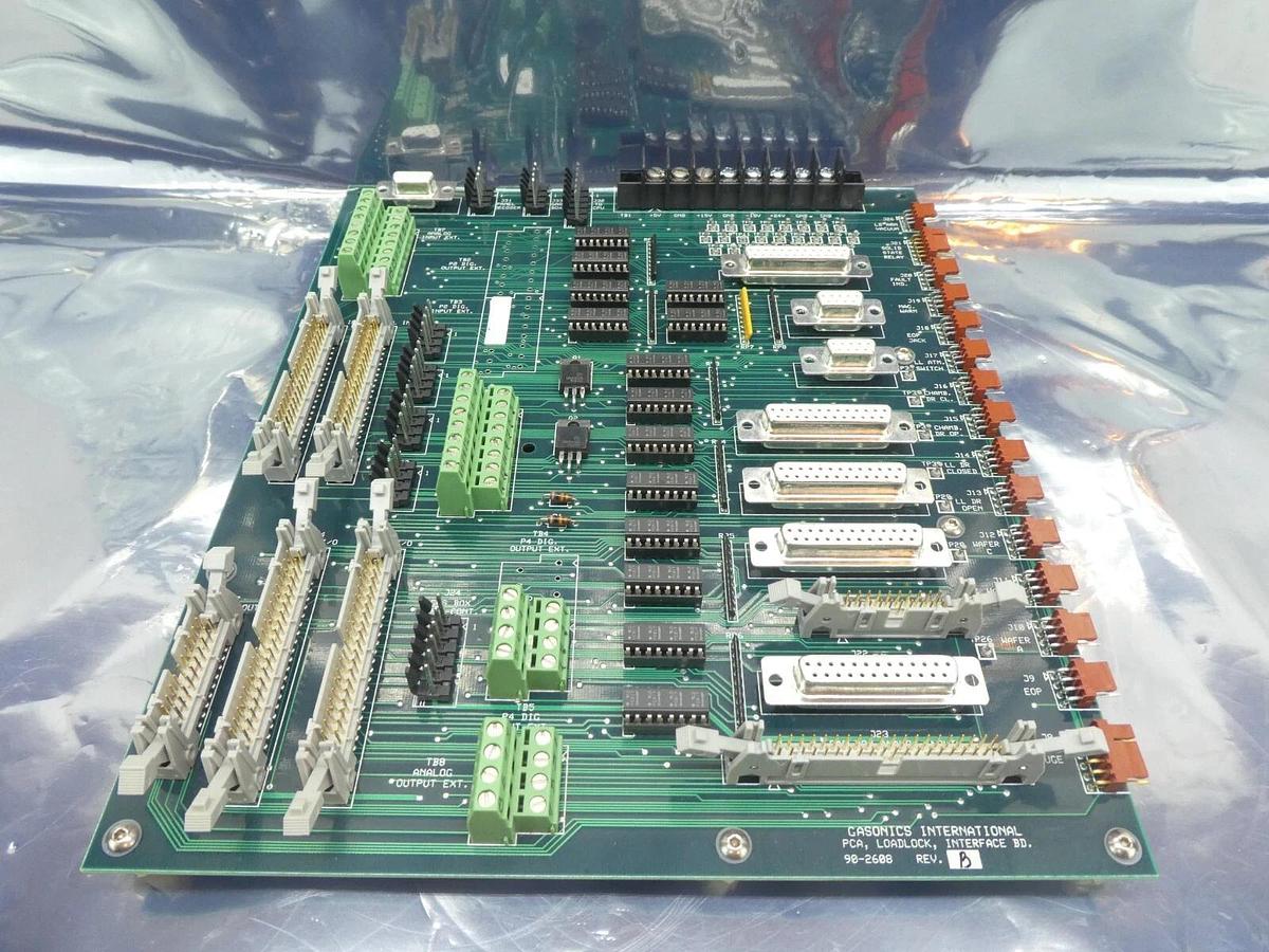 Used GaSonics 90-2608 Loadlock Interface PCB Rev. B Aura A-2000LL Working Surplus