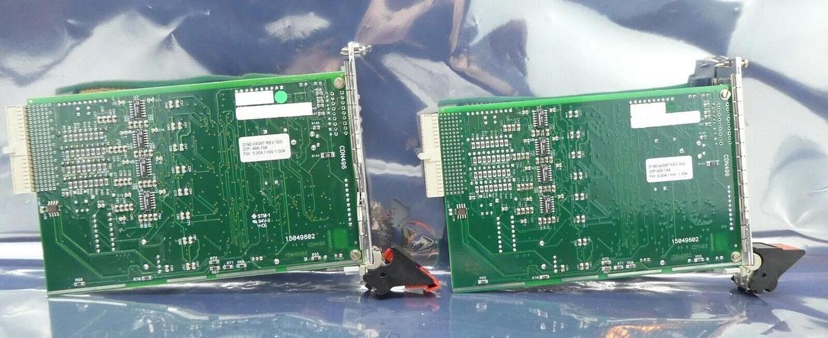 Used DIP 15049602 DeviceNet I/O PCB Card CDN496 AMAT 0190-04397 Lot of 2 Working