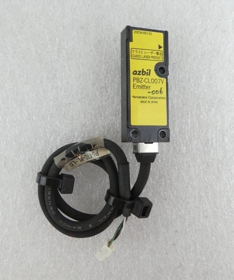 Used Azbil PBZ-CL007V-006 WL-LD Sensor Head Emitter Lot of 6 Nikon NSR-S205C Working