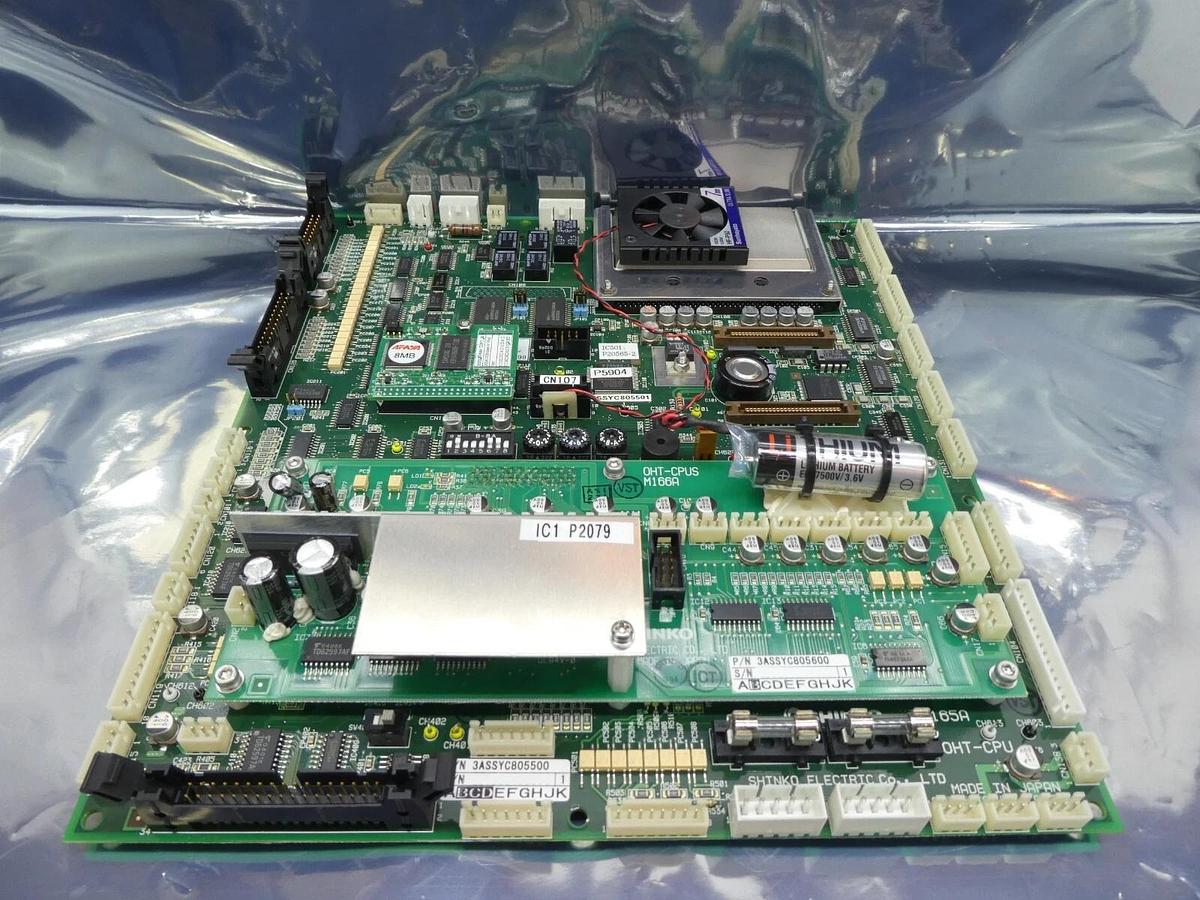 Used Shinko Electric 3ASSYC805500 SBC Single Board Computer PCB OHT-CPU VHT5-1-1