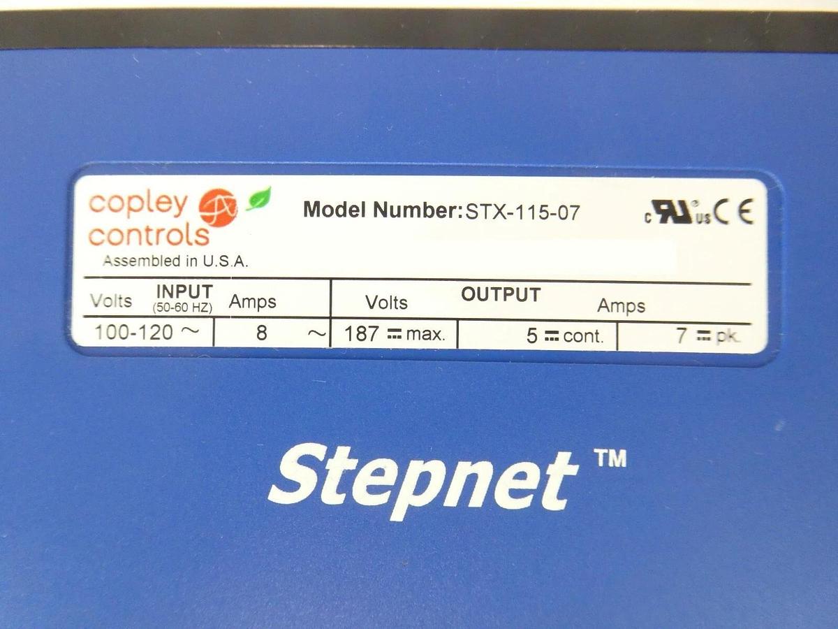 Used Copley Controls STX-115-07 Servo Driver Module Stepnet Working Surplus
