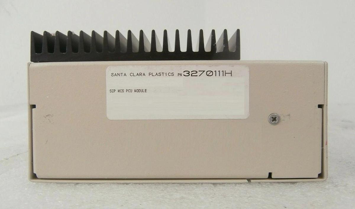 Used SCP Santa Clara Plastics 3270111H MCS Power Control Unit PCU Module Working