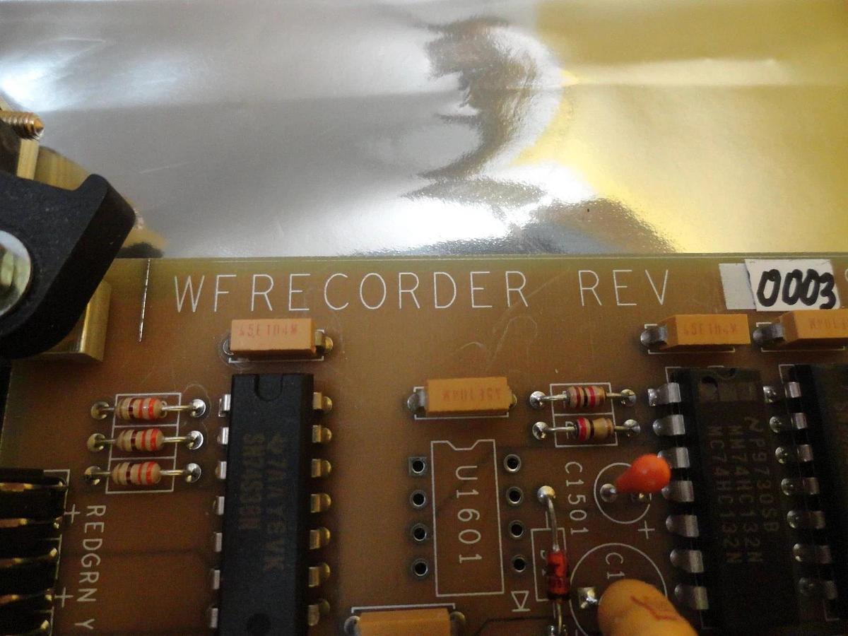 Used Orbot WF29132 WFRECORDER REC_SC 4000072 PCB Card AMAT WF 736 DUO Used Working
