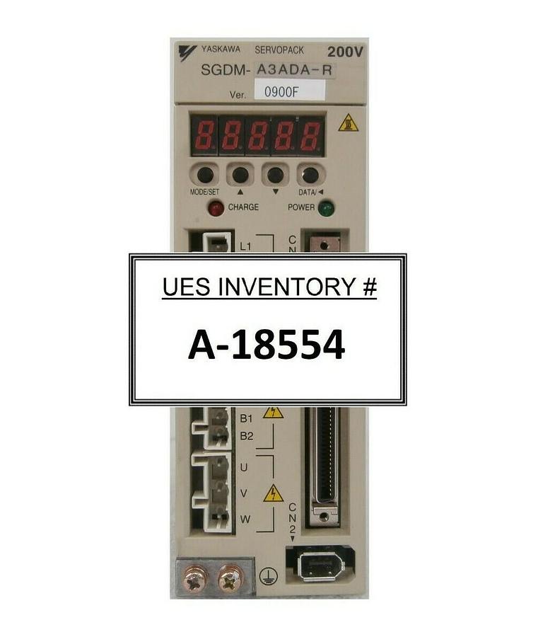 Used Yaskawa Electric SGDM-A3ADA-R Servo Driver SERVOPACK Ver. 0900F Working Surplus
