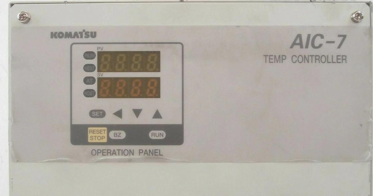 Used Komatsu ABCBA00090 AIC-7 Temperature Controller AIC-7-12-UC Working Surplus