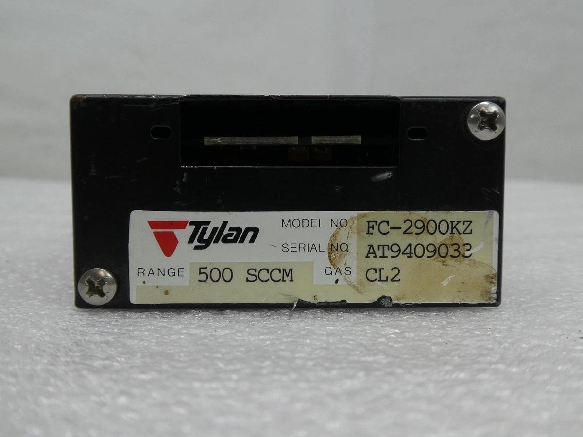 Used Tylan FC-2900KZ Mass Flow Controller MFC 2900 Series 500 SCCM Cl2 Used Working