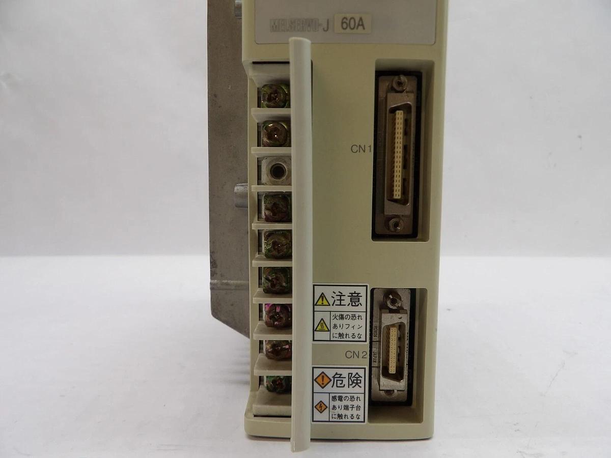 Used Mitsubishi MR-J60A MR-J40A AC Servo Drive MELSERVO Reseller Lot of 2 Working