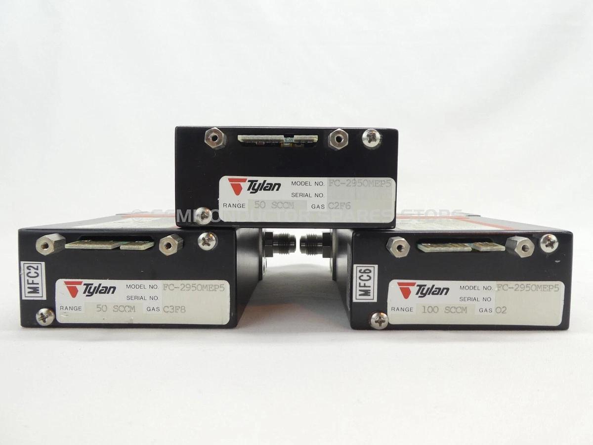 Tylan Mass Flow Controller MFC 2900 2950 Series Reseller Lot of 8 Working
