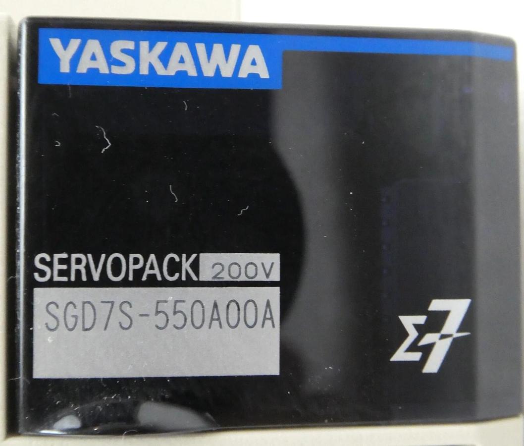Used Yaskawa Electric SGD7S-550A00A Servo Drive Sigma-7 SERVOPACK AMAT Working Spare