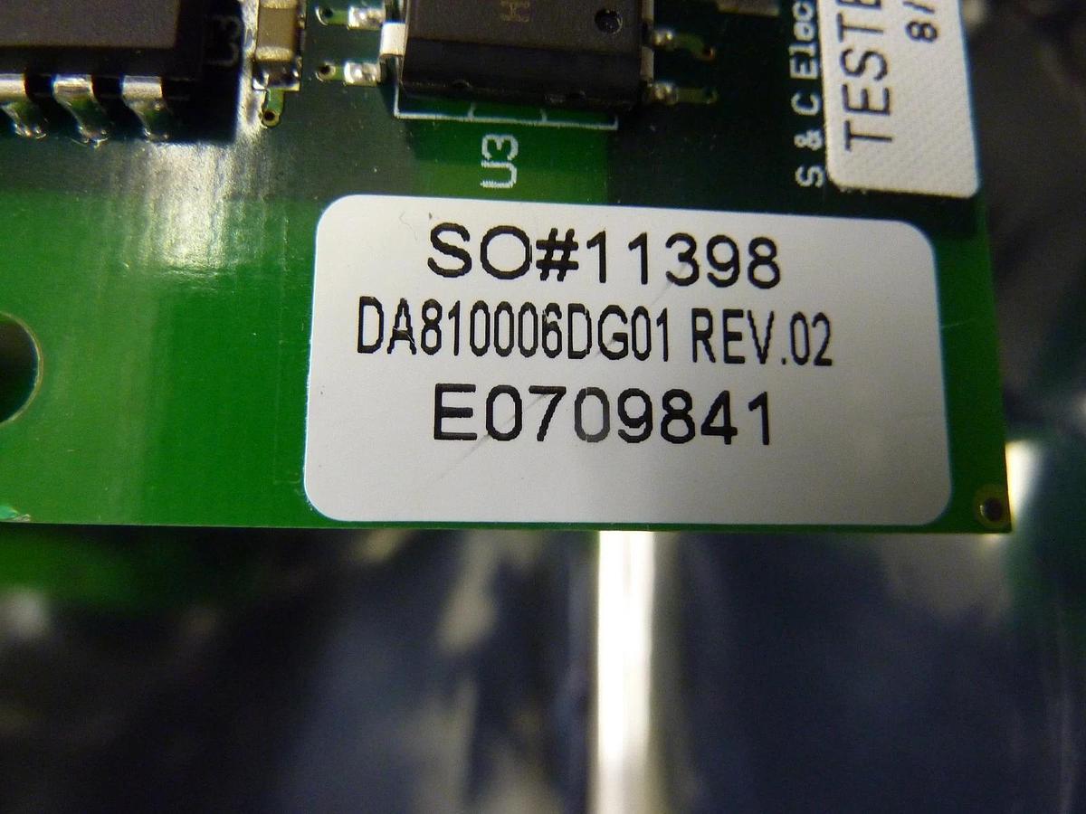 Used S&C Electric DA810001DG01 IGBT Gate Resistor Board PCB DA810006DG01 Used Working