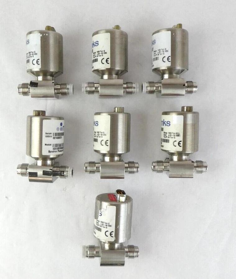 Used MKS Instruments 42A113DCH2AA025 Baratron Pressure Switch Lot of 7 Working