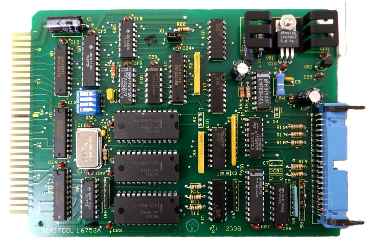 Used Semitool 16753-513 Motor Interface PCB Card Assembly 16753 Working