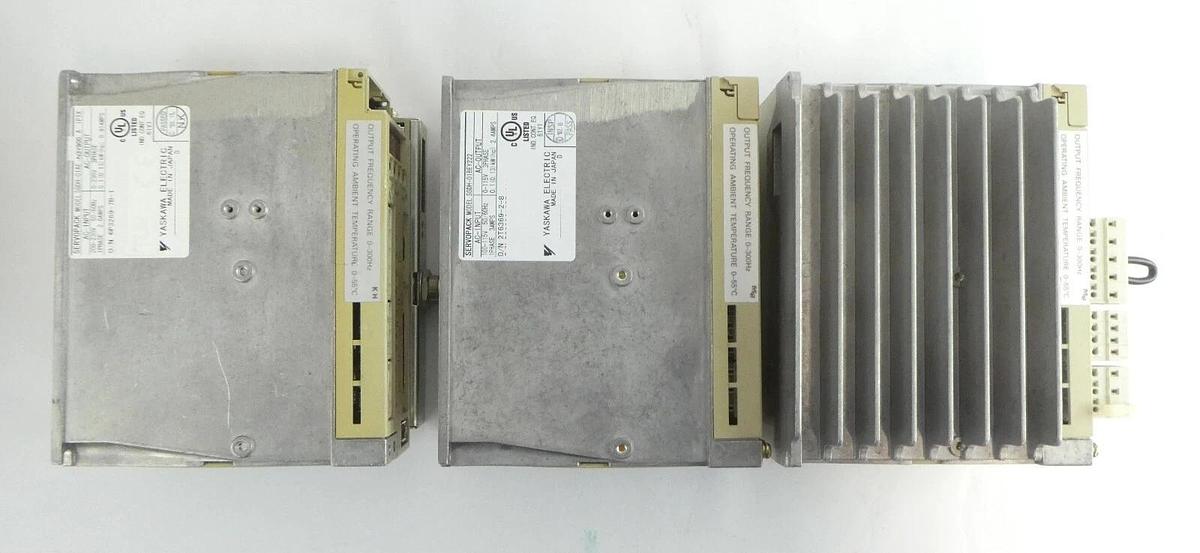 Used Yaskawa Electric SGDH-01BEY222 SGDH-01AE Servo Driver SERVOPACK Lot of 7 Working