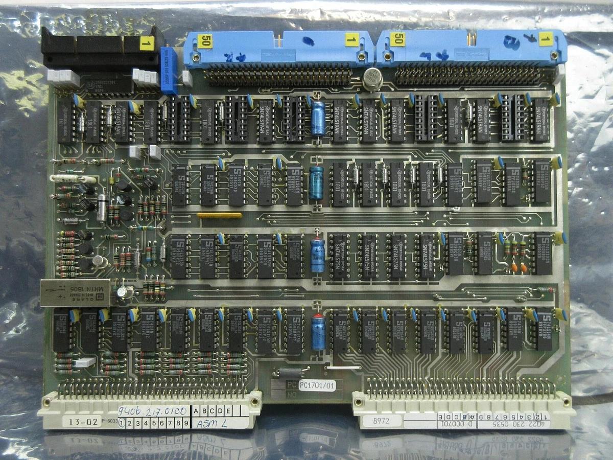 Used ASML 4022.230.0535 Processor PCB Card PC1701/01 9406.217.0100 PAS Used Working