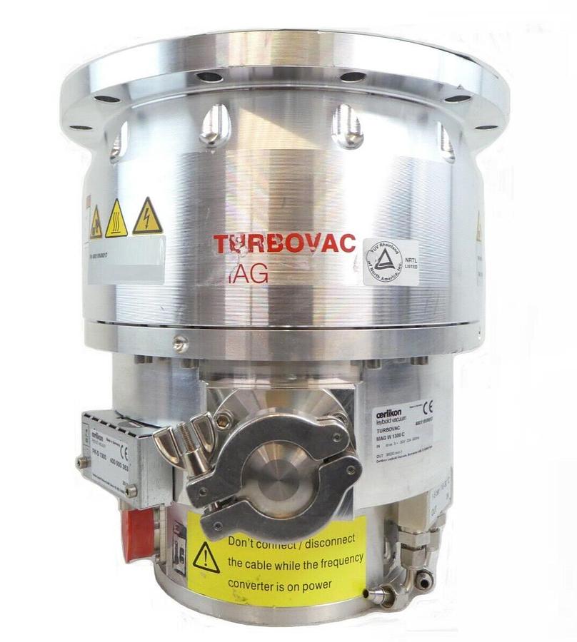 Used TURBOVAC MAG W 1300 C Leybold 400110V0017 Turbomolecular Pump Tested Working