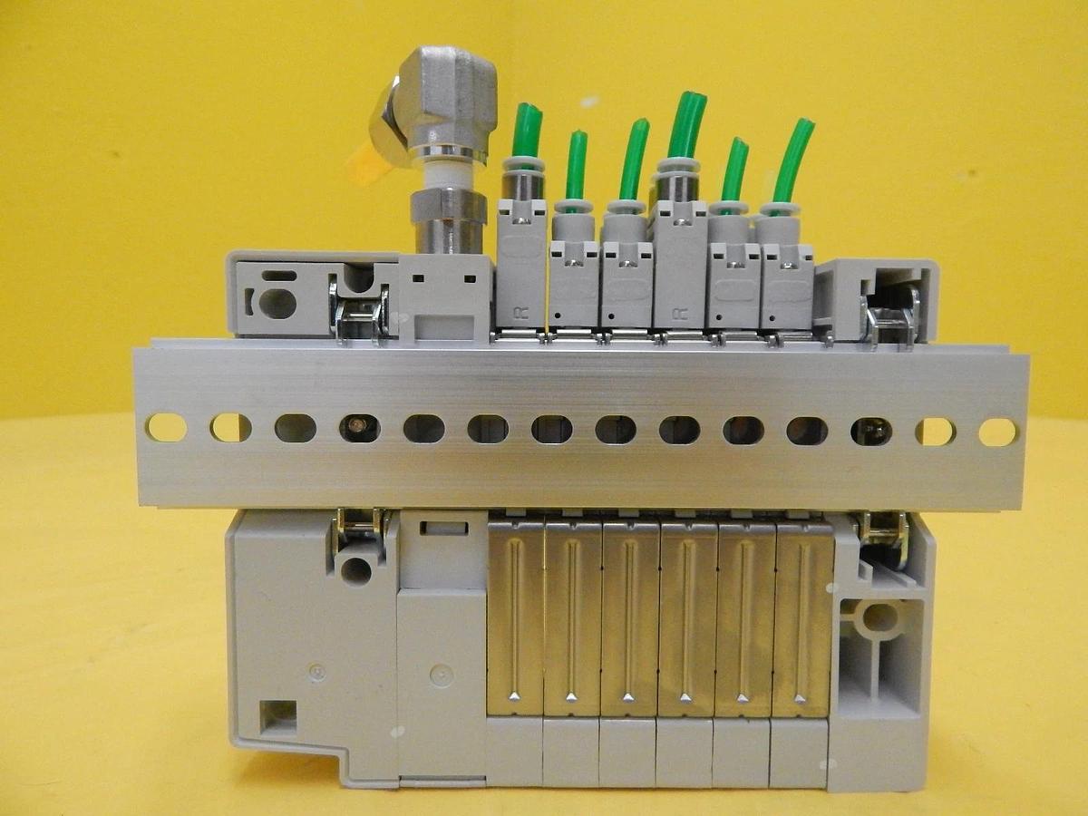 Used TEL Tokyo Electron CSV2 6-Port Manifold SMC SQ1231DY-5-C4-Q PR300Z Used Working