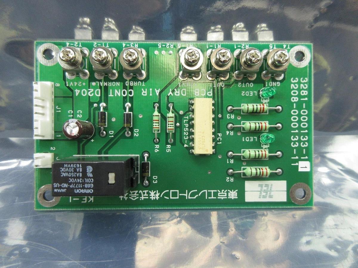 Used TEL Tokyo Electron 3281-000133-11 Dry Air Cont D204 Board PCB Used Working