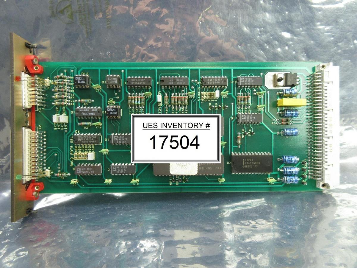Used Philips 7122 714 1000.3 Processor PCB Card ASML PAS 5000/2500 Wafer Stepper Used