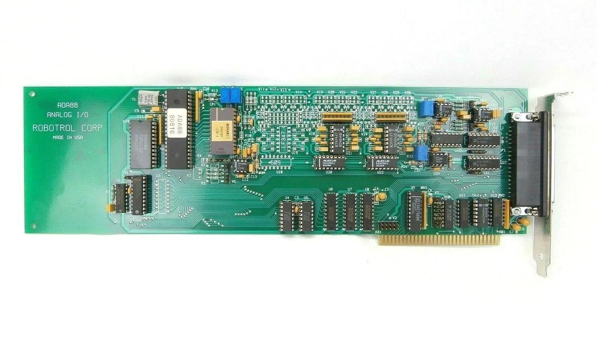 Used Robotrol 2020301 ADA88 Analog I/O PCB Card Plasma-Therm Clusterlock 7000 Spare
