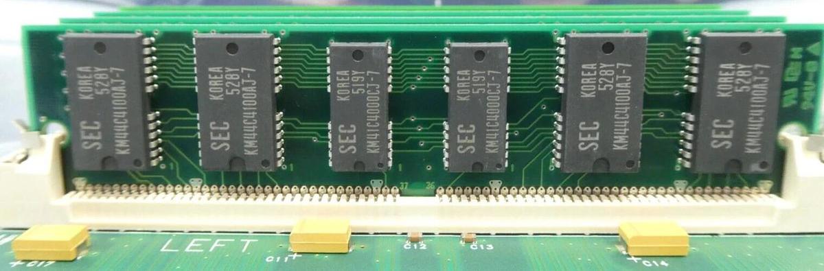 Used Phoenix Technologies 625607-002 SIMM Bank PCB HYM536410AM-60 Working Surplus