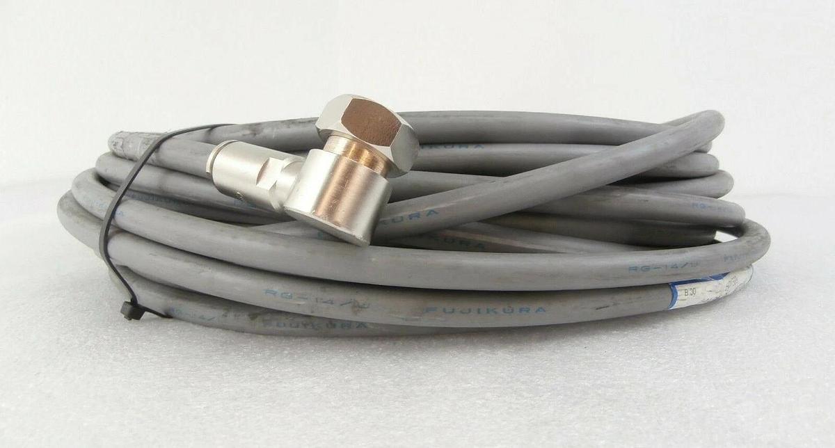 Used TEL Tokyo Electron 3D86-003060-V1 RF Cable 20.35 Meters 66 Foot Working Surplus