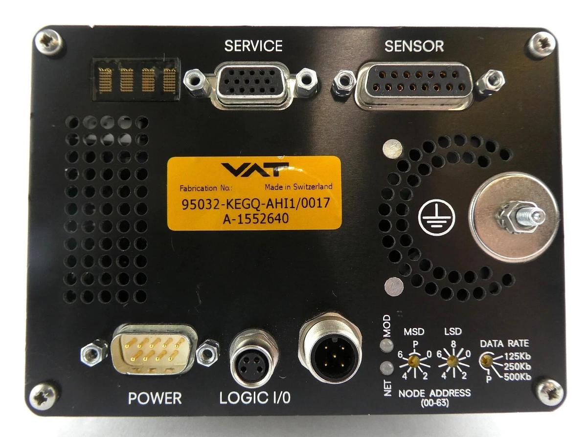 Used VAT 95032-KEGQ-AHI1 Butterfly Valve Control System Series 950 Working Surplus