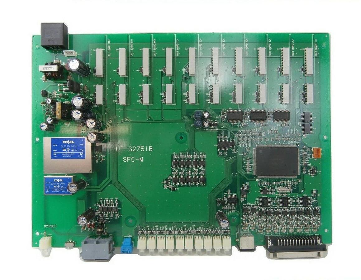 Used Tokyo Keiso UT-32751B Flowmeter Signal Converter PCB SFC-M TEL Lithius Working