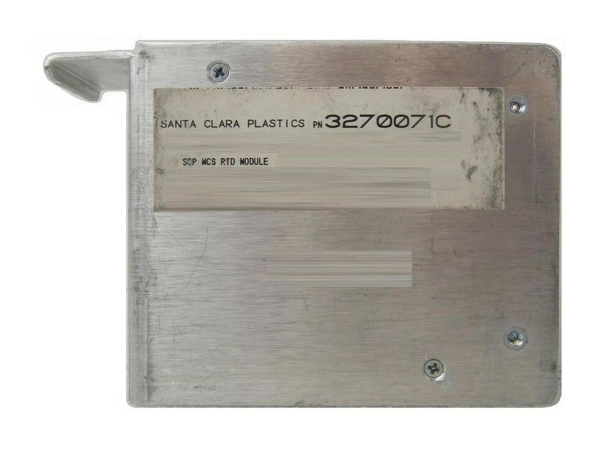Used SCP Santa Clara Plastics 3270071C MCS RTD Module Working Surplus