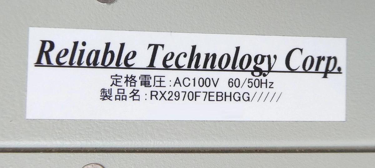 Used Reliable Technology RX2970F7EBHGG Industrial PC Main System RXP-1200 Working