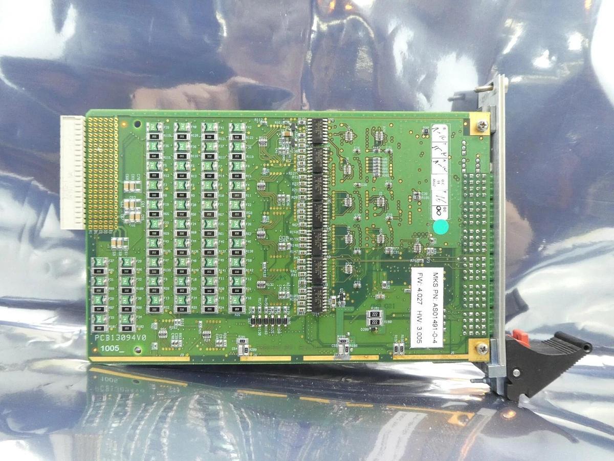 Used MKS Instruments AS01491-0-4 DeviceNet PCB Card CDN491R AMAT Working Surplus