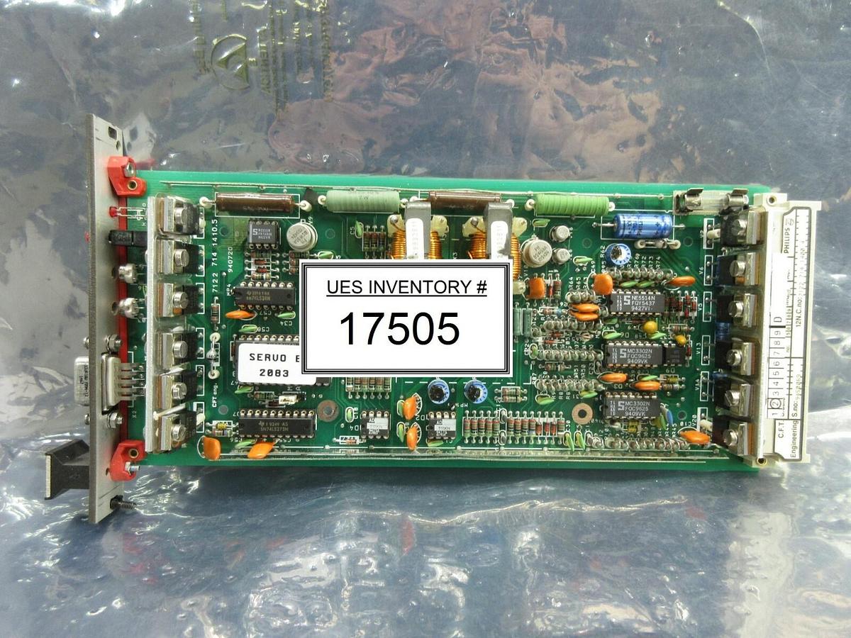 Used Philips 7122 714 1400.4 Processor PCB Card MCDM 60 1,6 ASML PAS 5000/2500 Used