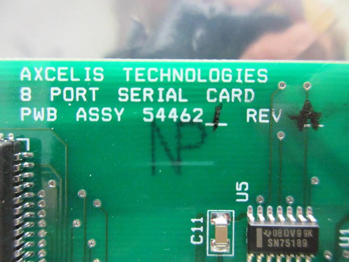 Used Axcelis Technologies 544621 8-Port Serial Interface PCB Card 544611 Used Working