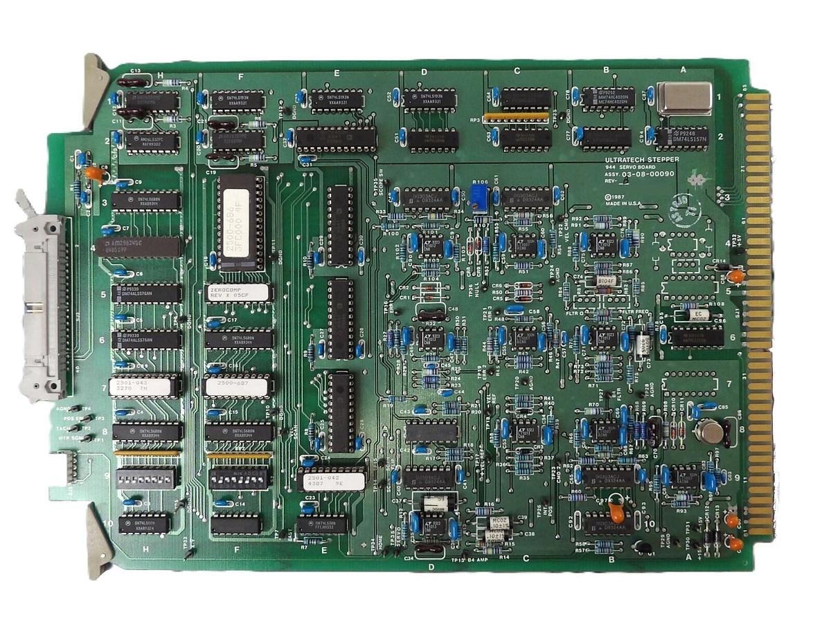 Used Excel Precision 03-08-00090 Ultratech Stepper PCB Assembly Working Surplus
