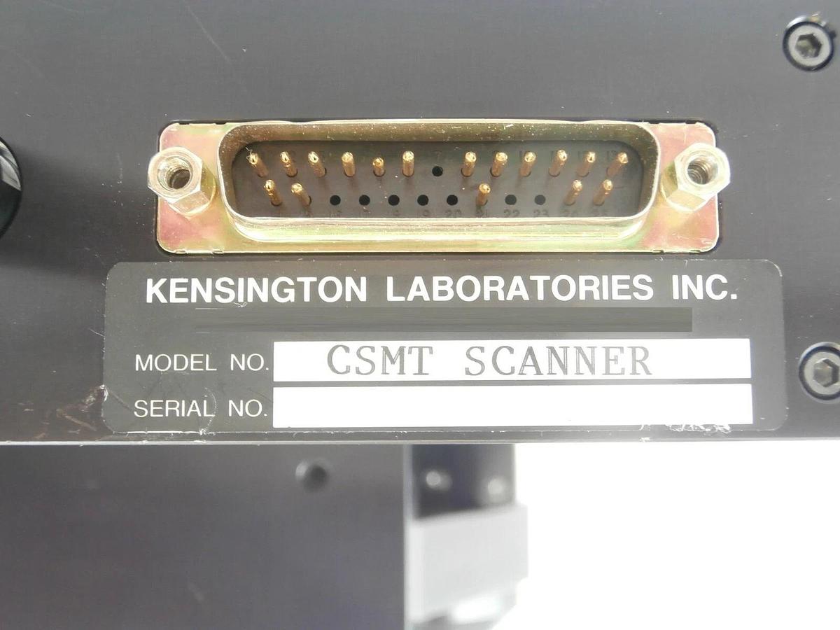 Used Kensington Laboratories CSMT Wafer Scanner and Tilt Arm Assembly CSMT-4 Working