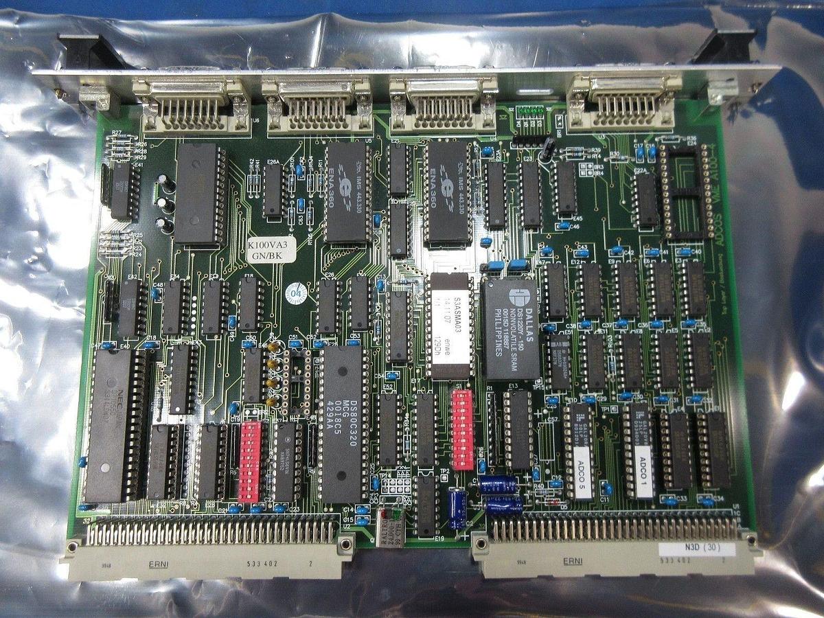 Used ADCOS GN/BK K100VA3 Encoder PCB VME A-100 Alphasem SL9021 Used Working