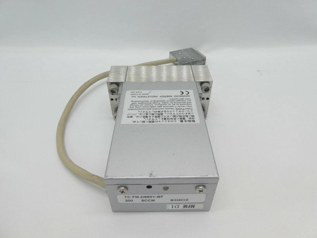 Used Aera TC FM-D865Y-BF Mass Flow Meter MFC FM-D865 200 SCCM SiH2Cl2 Working Spare
