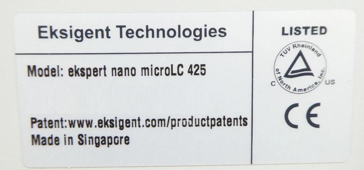 Used Eksigent Technologies Ekspert Nano MicroLC 425 Syringe Pump LC/MS Untested Spare