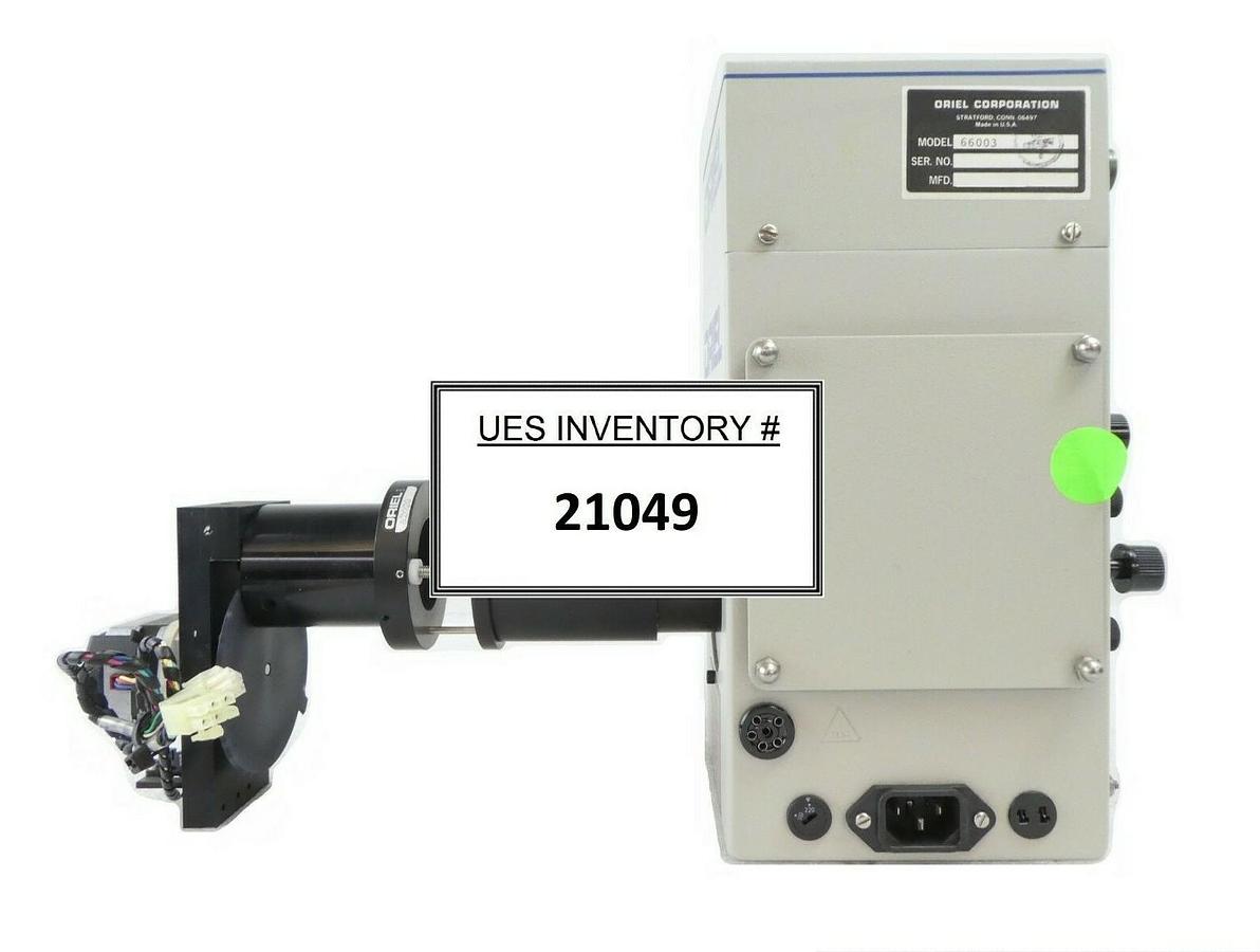 Used Ultrapointe 500 UV Arc Lamp Module with Focusing Lens 77800 Oriel 66003 Working