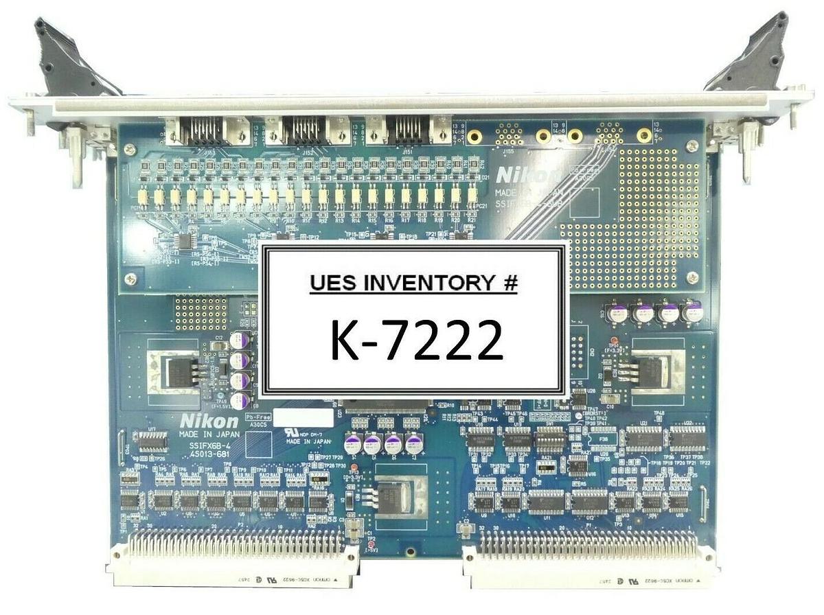 Used Nikon 4S013-681 PCB Card SSIFX6B-4 SSIFX6B-4-SUB NSR FX-601F Working Surplus