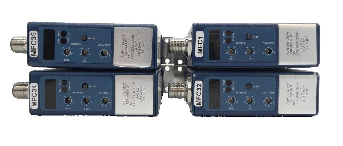 Used Aera PI-98 Series Mass Flow Controller MFC H2 Reseller Lot of 11 Working Surplus